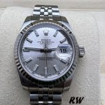 Rolex Datejust 179174 Silver Index Dial Fluted Bezel 26MM Lady Replica Watch - Image 2