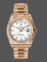 Rolex Day-Date 118235 White Dial 36mm Unisex Replica Watch
