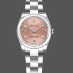 Rolex Oyster Perpetual 176200 Pink Dial Domed Bezel 26MM Lady Replica Watch
