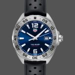 Tag Heuer Formula 1 Quartz Blue Dial Black Rubber Strap WAZ1118.FT8023
