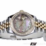 Rolex Datejust 179383 Black Mother Of Pearl Dial 26MM Lady Replica Watch - Image 5