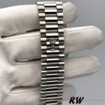 Rolex Day-Date 118206 Ice Blue Roman Numeral Dial 36mm Unisex Replica Watch - Image 6