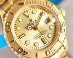 Rolex Yacht-Master 169628 Yellow Gold Champagne Dial 29mm Lady Replica Watch - Image 5