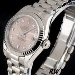 Rolex Datejust 179179 Pink Diamond Dial Fluted Bezel 26MM Lady Replica Watch - Image 2