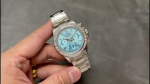 Rolex Daytona Oyster Perpetual Platinum Ice Blue Dial 116576TBR - Image 2