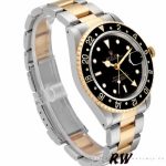 Rolex GMT-Master II 16713LN Steel Yellow Gold Black Dial 40MM Mens Replica Watch - Image 2