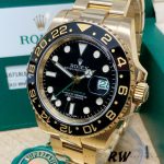 Rolex GMT Master II 40mm m126718grnr 0001 Oyster Bracelet Black Dial Mens Replica Watch - Image 12
