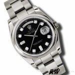 Rolex Day-Date 118209 Black dial 36mm Unisex Replica Watch - Image 3