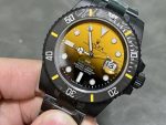 Rolex Submariner 116610 PVD-DLC Stainless Steel Carbon Fiber Bezel Yellow & Black Dial - Image 5