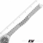 Rolex Datejust 178384 Diamond Bezel Black Diamond Dial 31MM Lady Replica Watch - Image 6