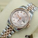 Rolex Datejust 179171 Pink Diamond Dial Fluted Bezel 26MM Lady Replica Watch - Image 2