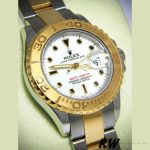Rolex Yacht-Master 169623 Steel Yellow Gold White Dial 29MM Lady Replica Watch - Image 4