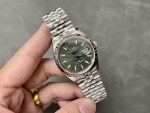 Rolex Datejust 126234 Olive Green Palm Motif Dial 36MM Unisex Replica Watch - Image 6