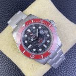 Rolex Submariner DIW Persimmon Orange Black Dial Ceramic Red Bezel 116610LN - Image 5