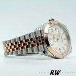 Rolex Datejust 126301 Rose Gold Silver Fluted Motif Dial 41MM Mens Replica Watch - Image 3