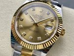 Rolex Datejust 126333 0011 Champagne Diamond Oyster 41mm Two Tone Steel - Image 5