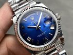 Rolex Day Date 36 White Gold Blue Ombre Dial M128236 0020 - Image 4
