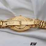 Rolex Day-Date 118388 Yellow Gold Green Diamond Diamond Dial 36MM Unisex Replica Watch - Image 5