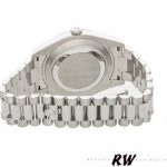 Rolex Day-Date 218206 Concentric Circle Ivory Roman Numeral Dial Platinum 41MM Mens Replica Watch - Image 6