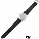 Rolex Cellini Time 50509 Black Leather Strap Black Dial 39mm Mens Replica Watch - Image 6