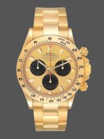 Rolex Daytona 116528 Yellow Gold Champagne Dial 40mm Mens Replica Watch