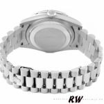 Rolex Day-Date 118366 Ice Blue Dial Diamond Bezel 36mm Unisex Replica Watch - Image 6