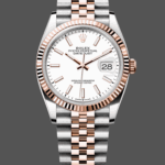 Rolex Datejust Steel & Everose Gold White Dial M126231 0017