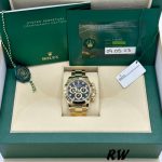 Rolex Daytona 116508 Yellow Gold Black Diamond Dial 40MM Mens Replica Watch - Image 6