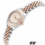 Rolex Datejust 179171 Silver jubilee anniversary Dial Fluted Bezel 26MM Lady Replica Watch - Image 3