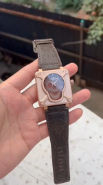 Bell & Ross BR0192-SKULL-BR BR 01 Skull Bronze 46 mm Watch - Image 2