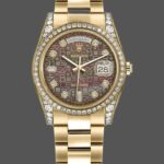 Rolex Day-Date 118388 MOP Jubilee Diamond Dial 36mm Unisex Replica Watch