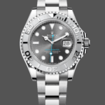 Rolex Yacht-Master 126622 Platinum Bezel Dark Rhodium Grey Dial 40MM Mens Replica Watch
