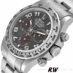 Rolex Cosmograph Daytona 116509 Gray Arabic Dial White Gold 40MM Mens Replica Watch - Image 14