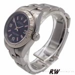 Rolex Oyster Perpetual 176234 Black Dial Fluted Bezel 26MM Lady Replica Watch - Image 3