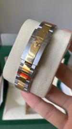 Rolex Datejust 31 Yellow Gold Olive Green Floral Motif Diamond Dial m278273 0031 - Image 8