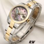 Rolex Datejust 179163 Black Mother of Pearl Dial Domed Dezel 26MM Lady Replica Watch - Image 2