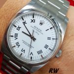 Rolex Oyster Perpetual Air-King 114200 White Dial 34mm Unisex Replica Watch - Image 2