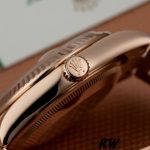 Rolex Day-Date 118235 Rhodium Grey Dial Rose Gold 36mm Unisex Replica Watch - Image 5