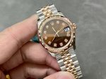 Rolex Datejust 31 Stainless Steel and Rose Gold Chocolate Diamond Dial m278341rbr 0028 - Image 4