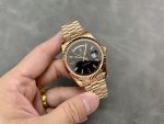 Rolex Day-Date 218235 Diamonds and Rubies Black Dial Rose Gold 41MM Mens Replica Watch - Image 6