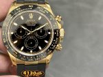 Rolex Daytona 116518LN Black Dial Yellow Gold 40mm Mens Replica Watch - Image 3
