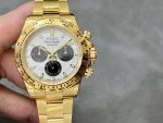 Rolex Daytona 116508 Yellow Gold Meteorite Grey Dial 40MM Mens Replica Watch - Image 3