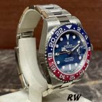 Rolex GMT-Master II 126719BLRO White Gold Blue Dial 40mm Mens Replica Watch - Image 3