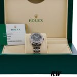 Rolex Datejust 178384 Stainless Steel Black Roman Dial 31MM Lady Replica Watch - Image 6