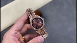 Rolex Day Date 36 Everose Gold Diamond Bezel m128345rbr 0075 - Image 2