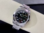 Rolex Air-King Stainless Steel Black Arabic Dial 116900 40mm Mens Replica Watch - Image 6