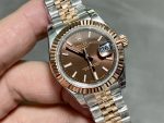 Rolex Datejust 28 Chocolate Index Steel & Rose Gold m279171 0017 - Image 5