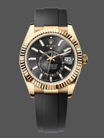 Rolex Sky Dweller m336238 0002 Yellow Gold Black Dial 42mm Mens Replica Watch