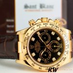 Rolex Cosmograph Daytona 116518 Black Dial 40mm Mens Replica Watch - Image 3