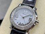 Chopard Happy Sport Diamond Bezel Women's Quartz Watch 278475-3037 - Image 4